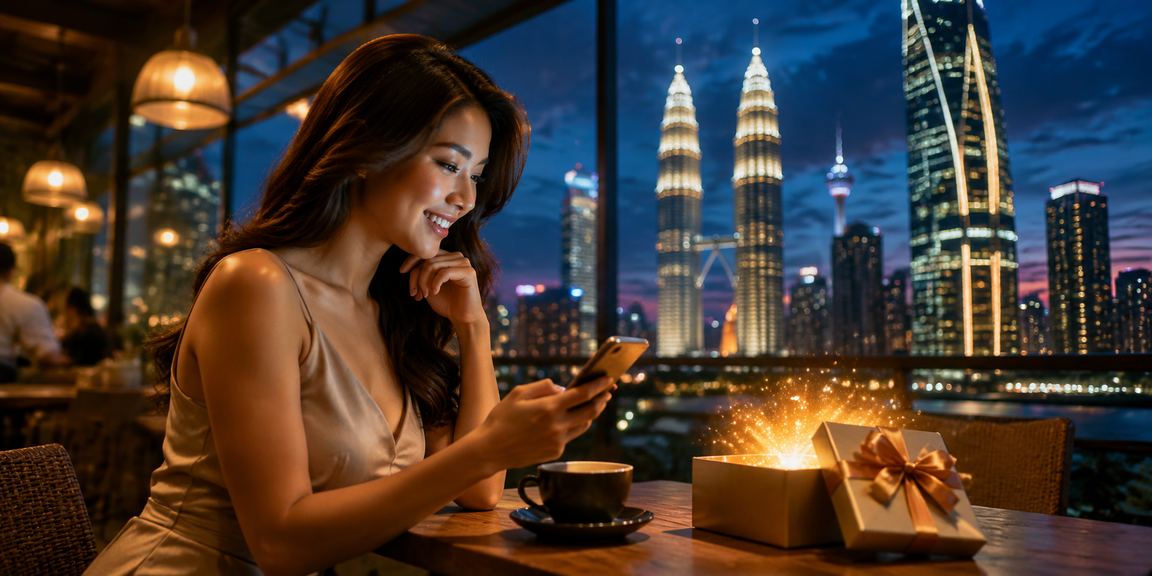 Pengguna Malaysia mengikuti pertaruhan sukan melalui telefon di Kuala Lumpur